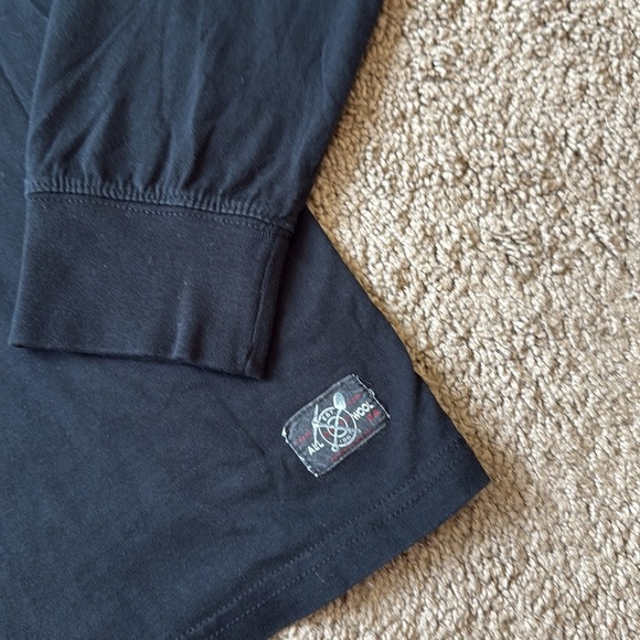 Polo Ralph Lauren Black Long Sleeve Graphic Tee Alaska Mail Dog Team Logo Print - Picture 5 of 8